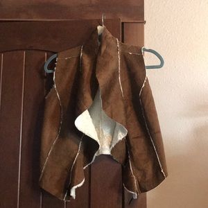 Vintage Vegan Suede Vest